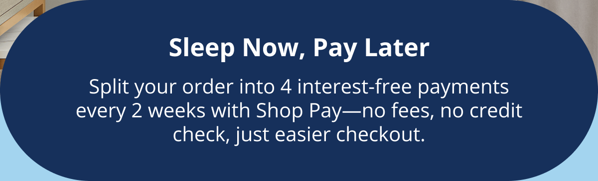 Shop Now Pay Later with Shop Pay
