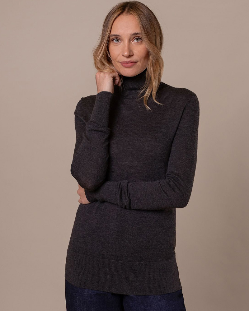 Merino Roll Neck Jumper