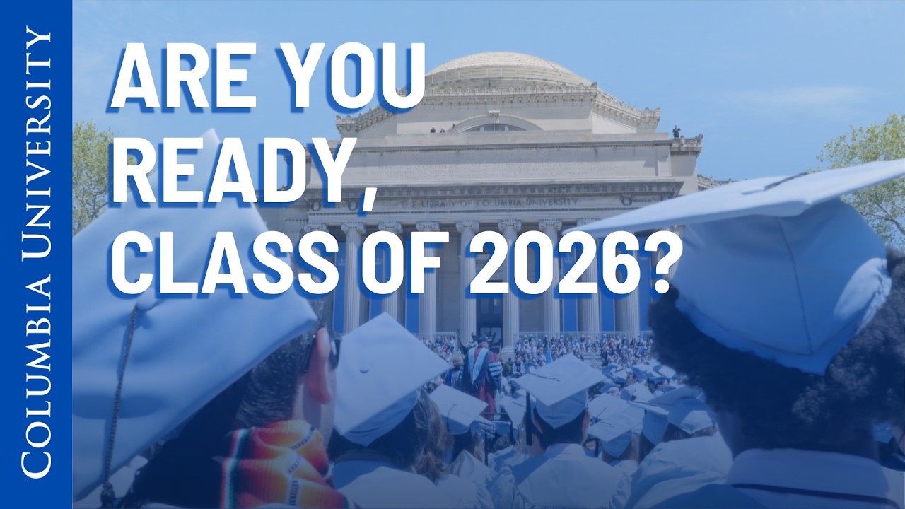 Wide photo of graduates and audience sitting on Low Plaza during Commencement with the text "Are You Ready, Class of 2026?"