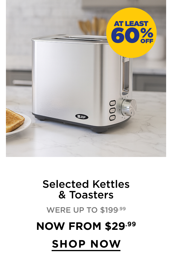 Selected Kettles & Toasters