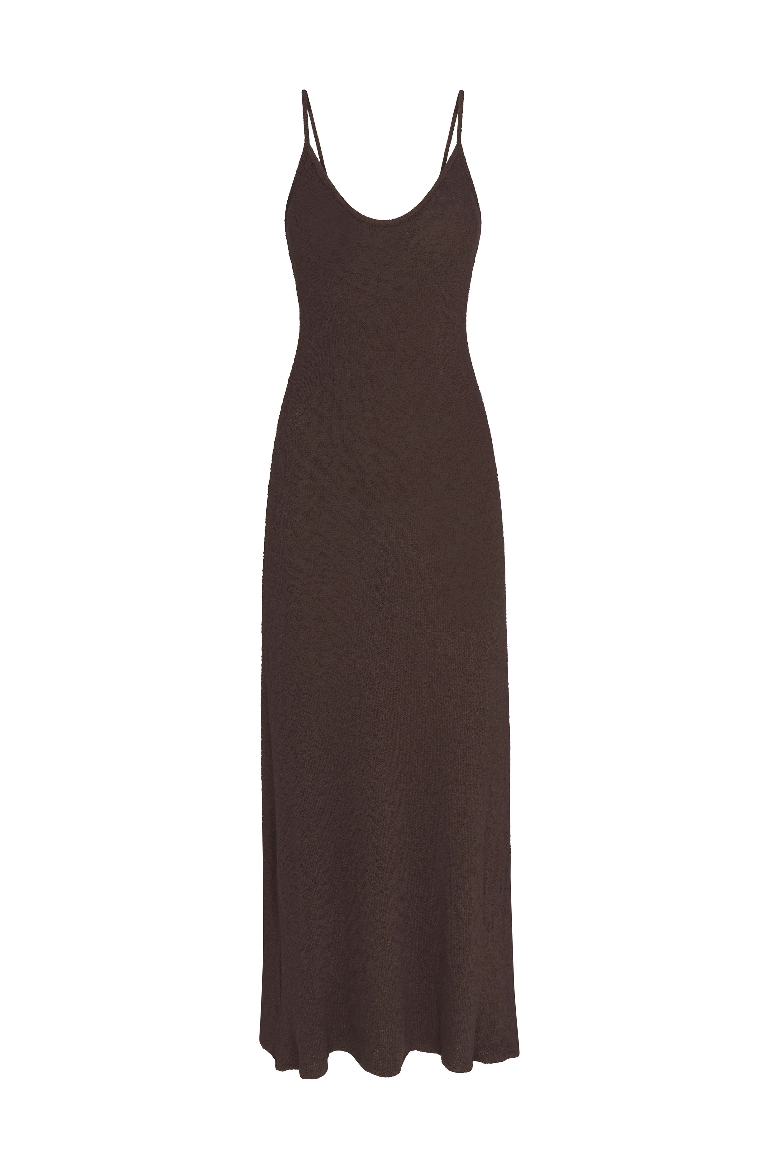 Image of Harlow Midi Slip Dress in Cotton Crochet Knit