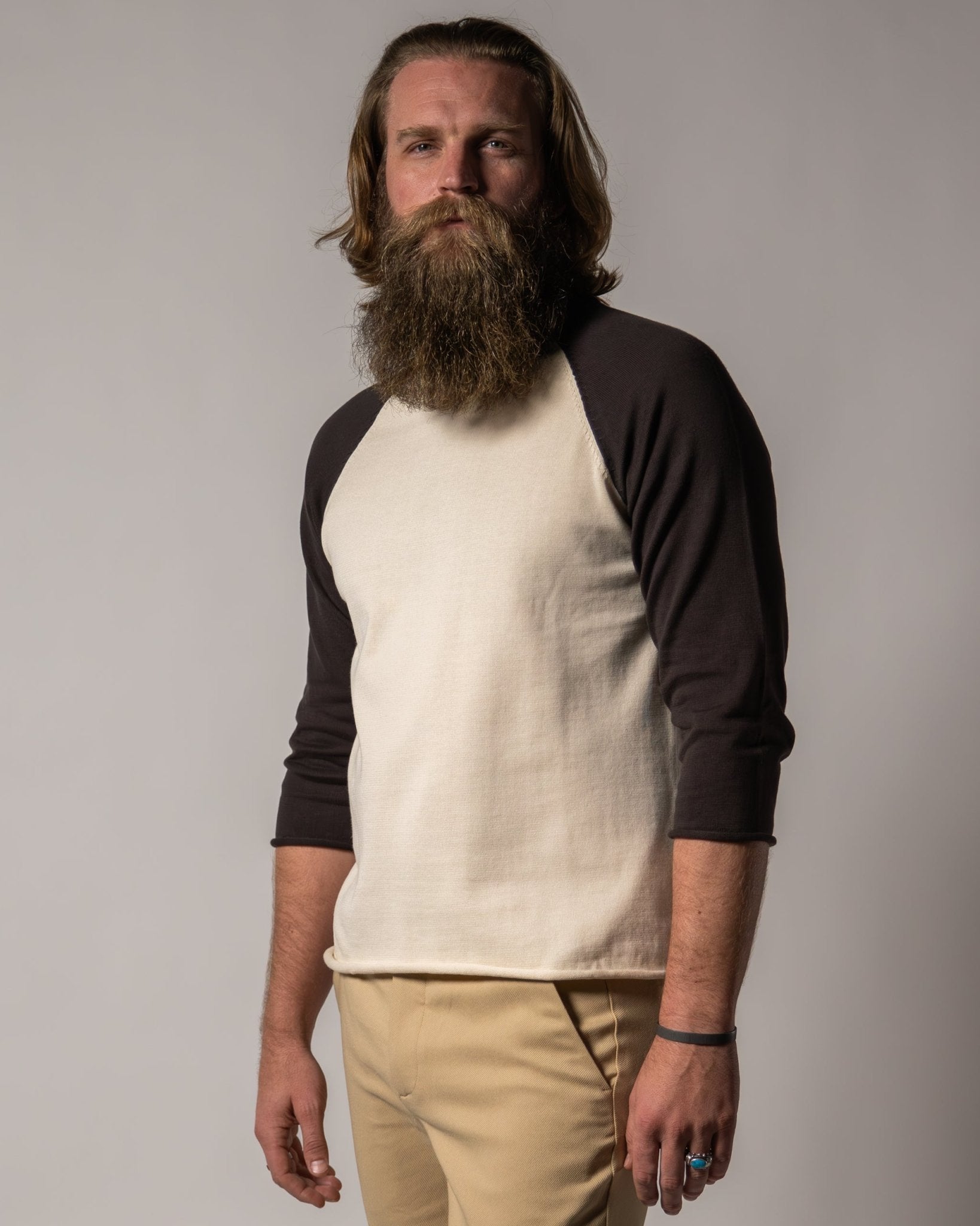 Image of The Grenada Sweater Knit Baseball Tee - Tierra