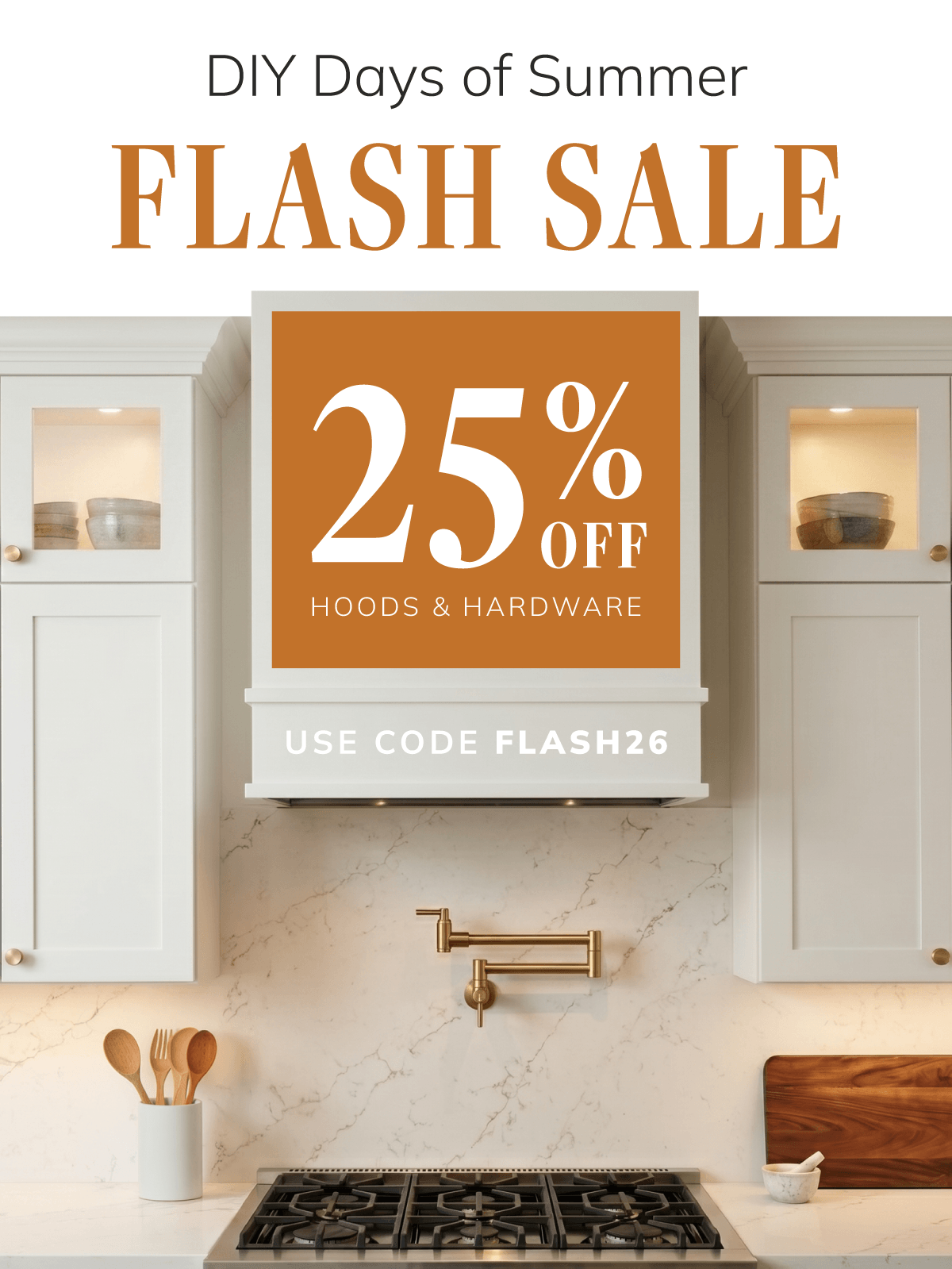 DIY Days of Summer Flash Sale: 25% off floating shelves