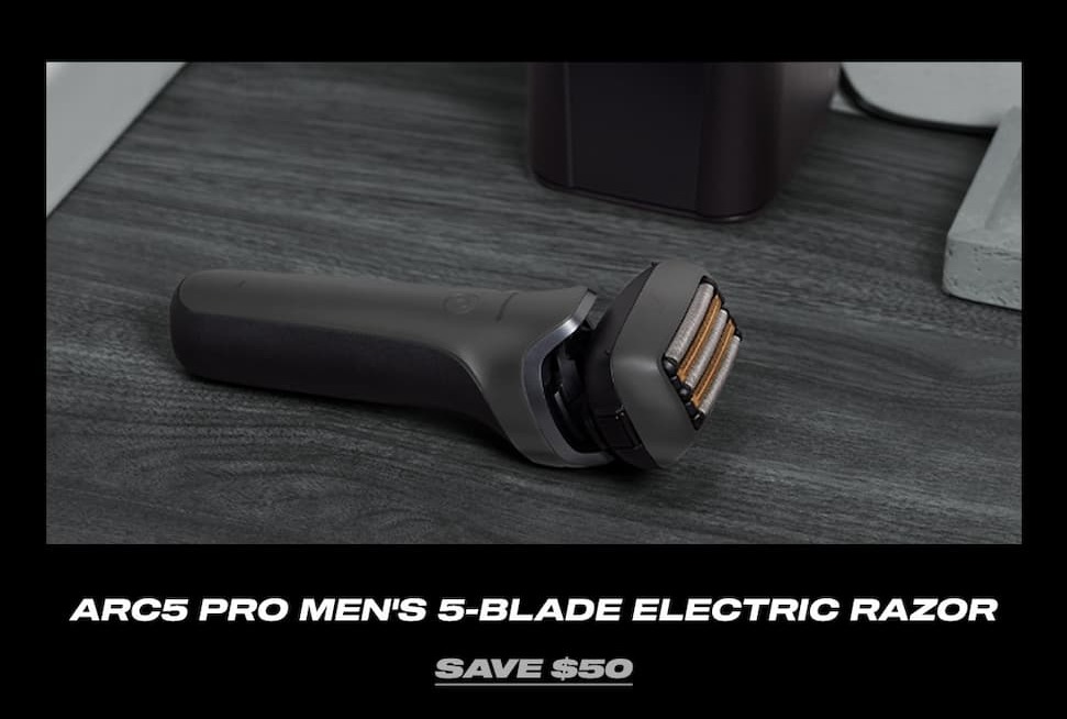 ARC5 PRO Men's 5-Blade Electric Razor