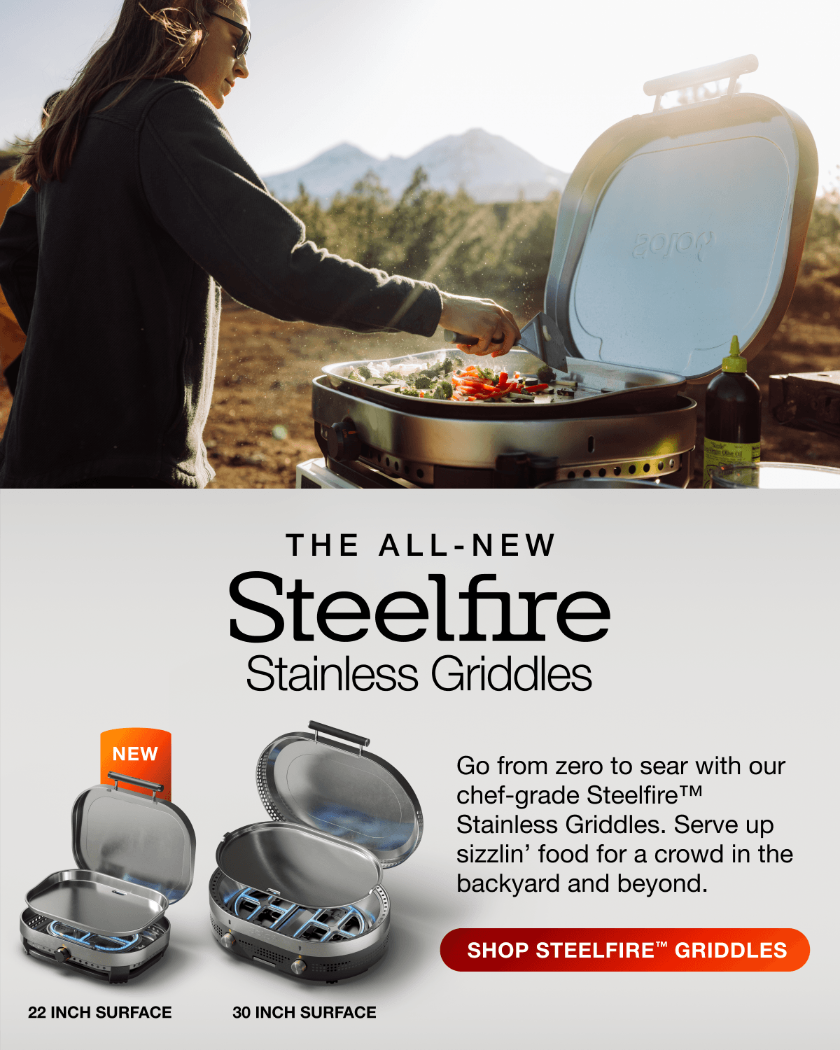 Steelfire Stainless Griddles