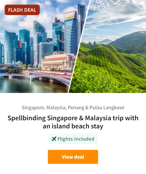 Spellbinding Singapore &amp; Malaysia trip with an island beach stay