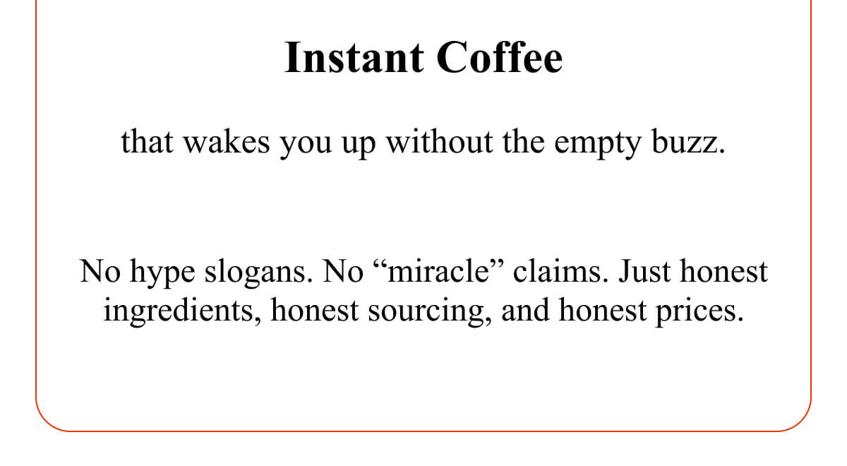 Instant Coffee