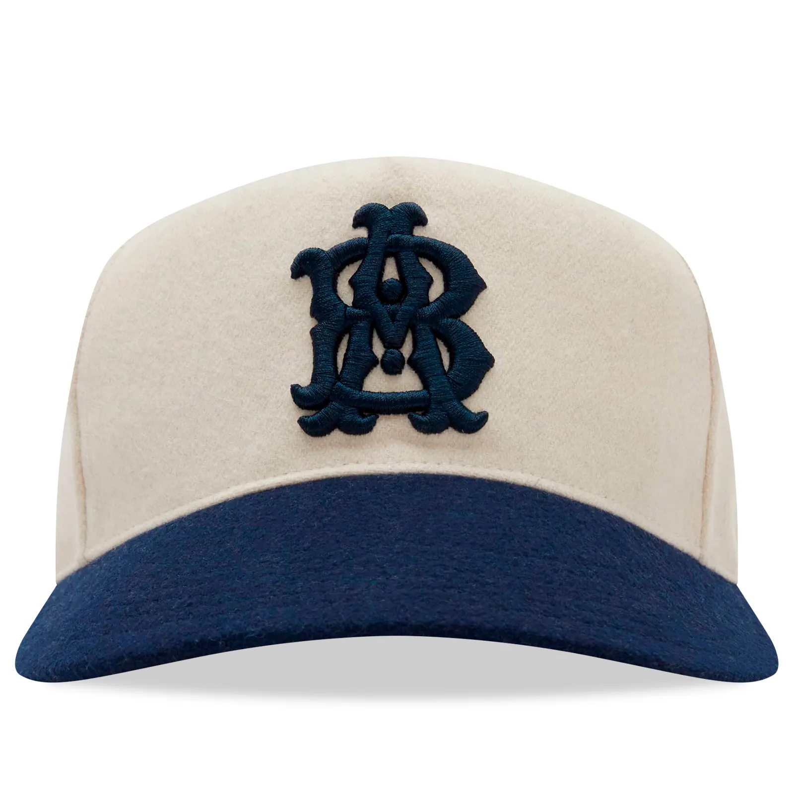 about:blank Monogram Contrast Cap
