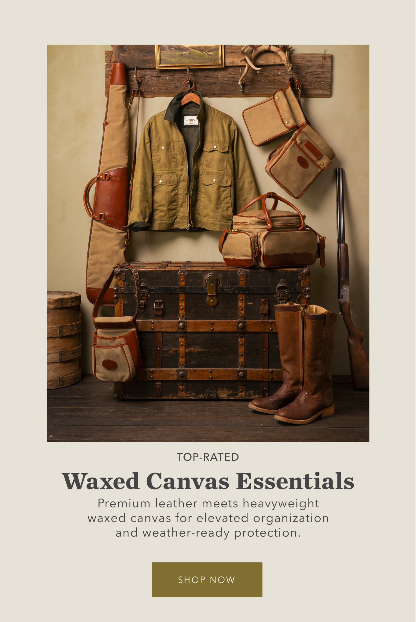 SHOP WAXED CANVAS