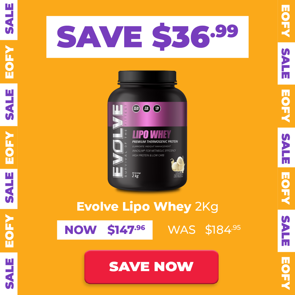 SAVE $36.99 - Evolve Lipo Whey