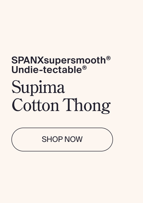 Supima Cotton Thong