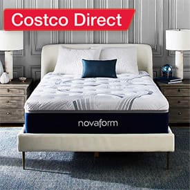 Novaform 14-inch ComfortGrande Advanced Gel Memory Foam Mattress, Queen Costco Direct