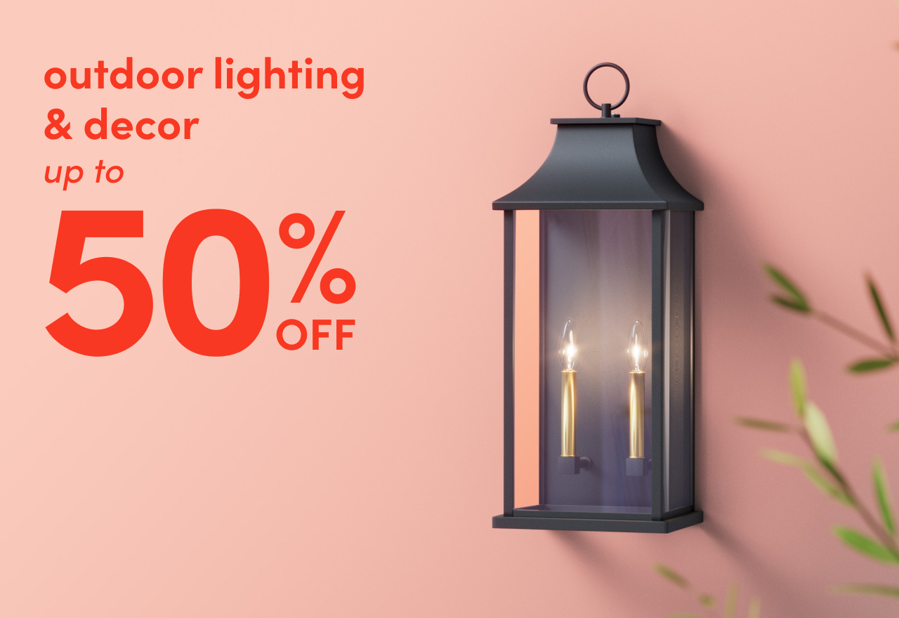 outdoor lighting & decor clearance