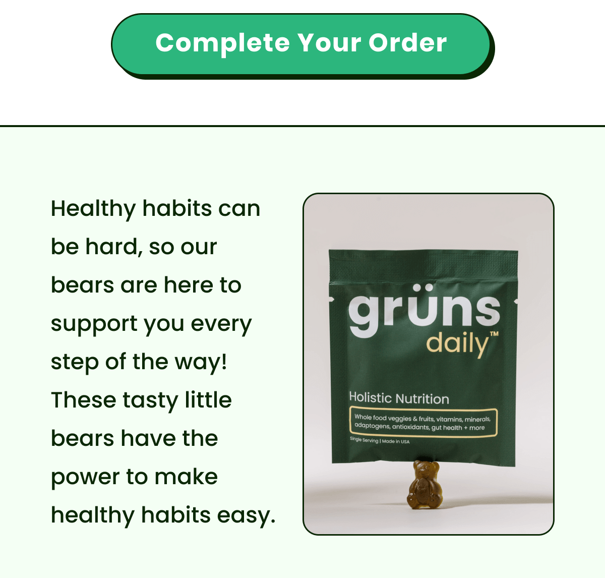 Complete Your Order