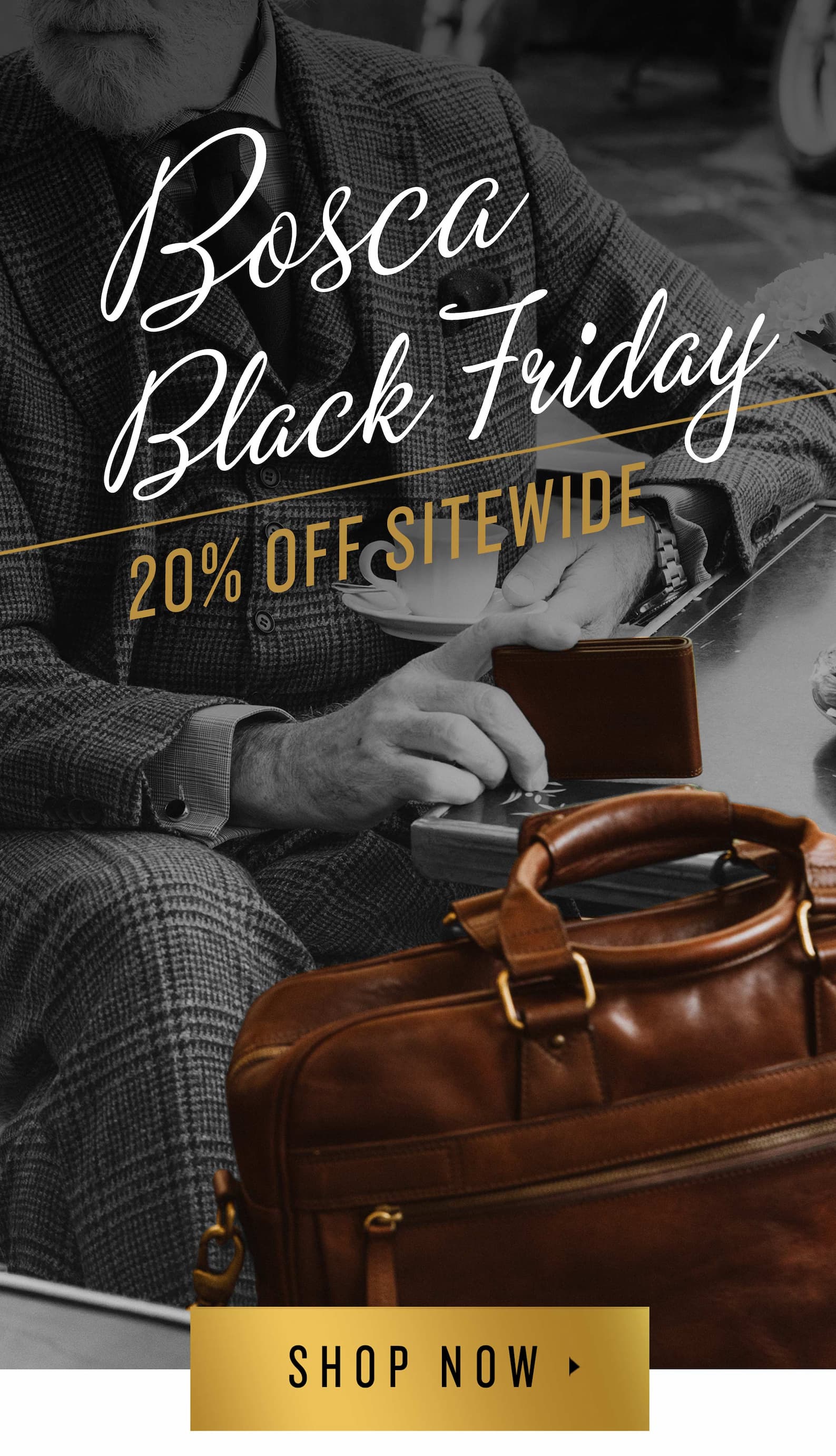 Bosca Black Friday 20% Off Sitewide