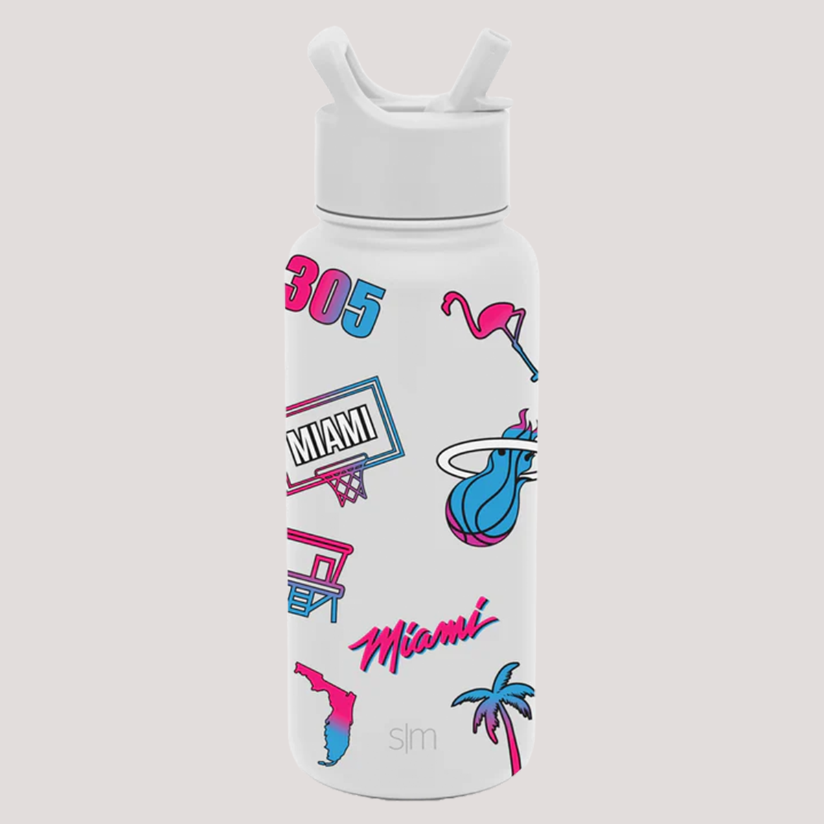 Simple Modern Original Vice Allover Print 32oz Summit Bottle
