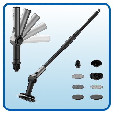 HOTO Flexi Cordless Spin Scrubber
