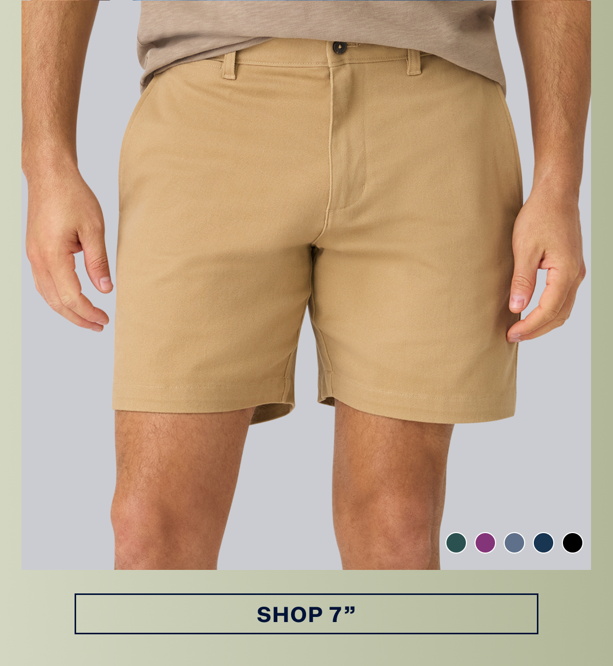 Stretch Twill Chino Short 7”