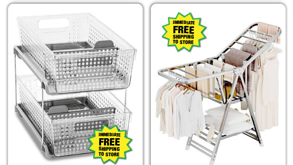 Two-Tier Organizer with Dividers - ONLY $6.00 After Rebate*!