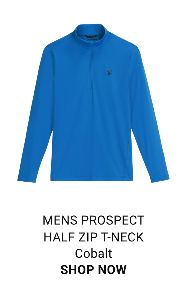 Men's Prospect Half Zip T-Neck - Cobalt