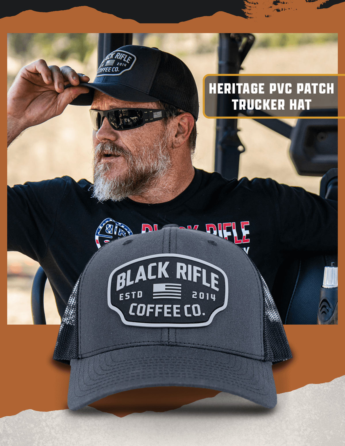 Shop the Heritage PVC Patch Trucker Hat