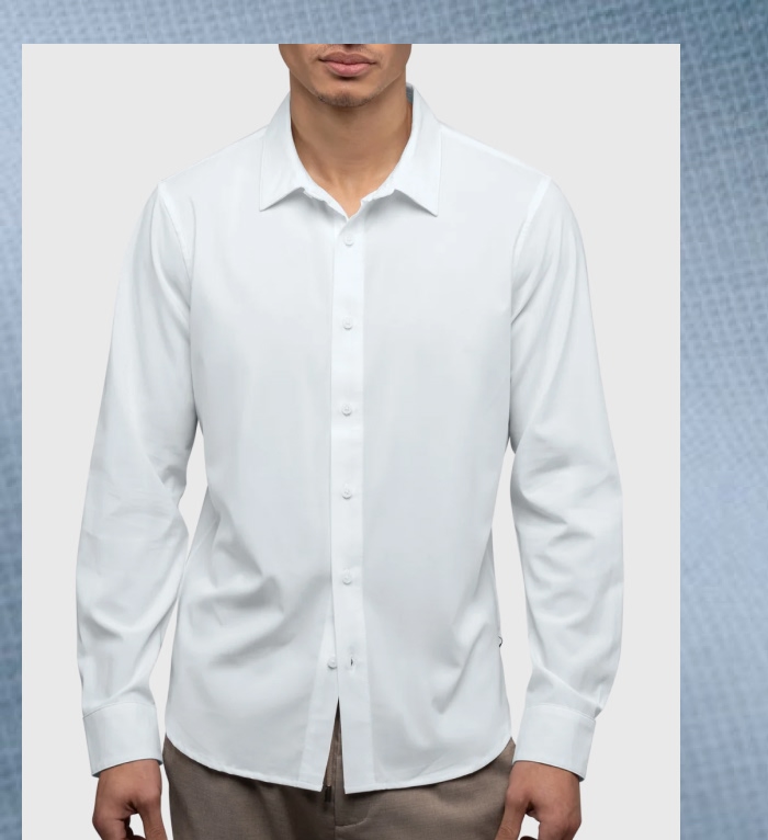 SoHo Long Sleeve Button Up in White