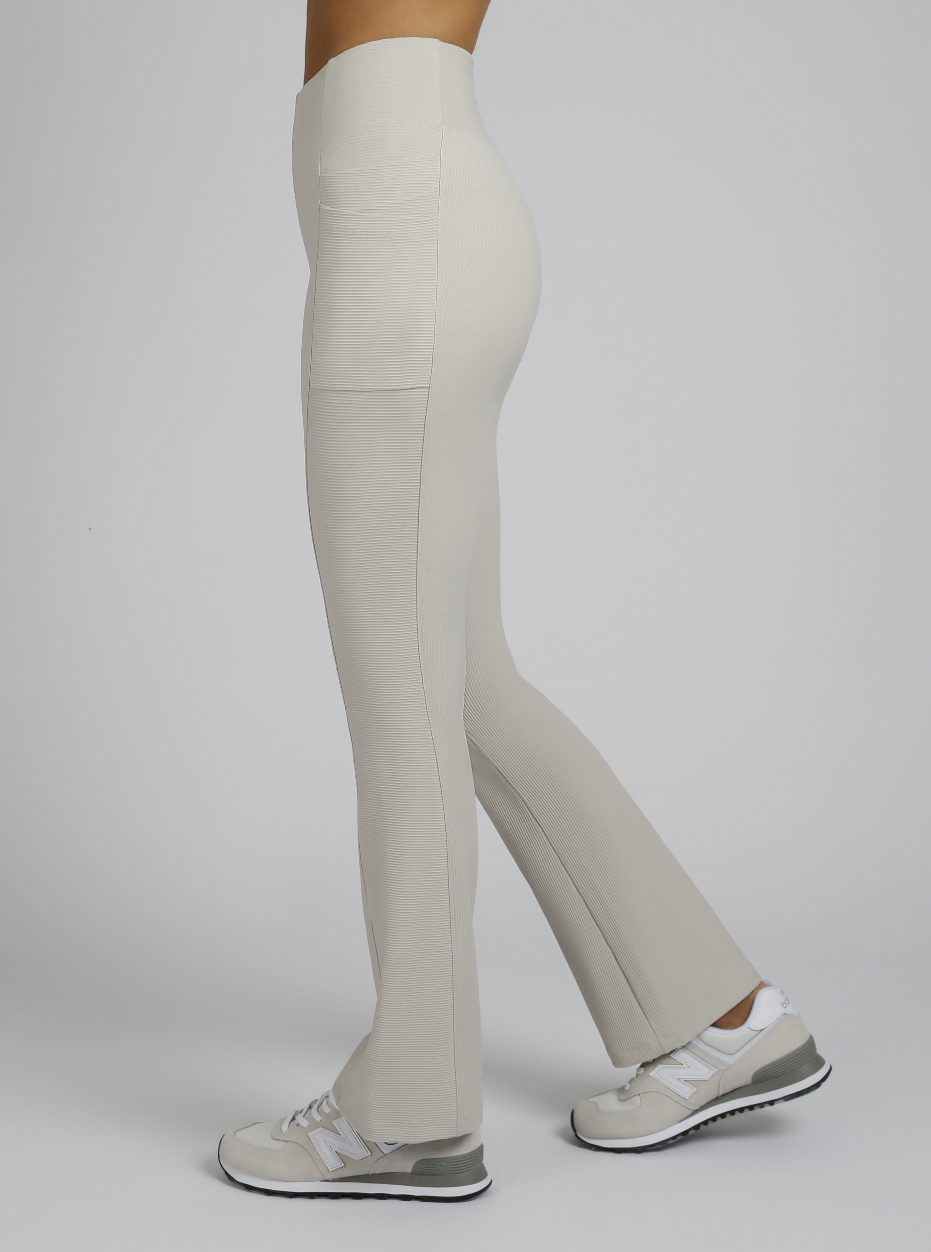 Image of Directional Rib Bootcut Gold Trims