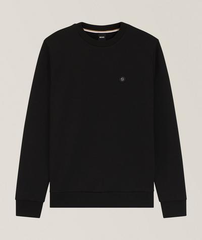 BOSS - Double 'B' Monogram Cotton-Blend Sweatshirt 