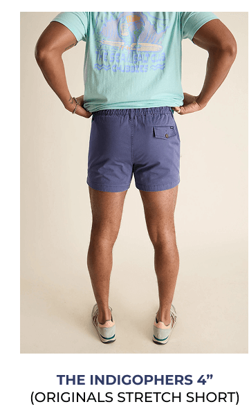 Originals Stretch Short: The Indigophers 4"
