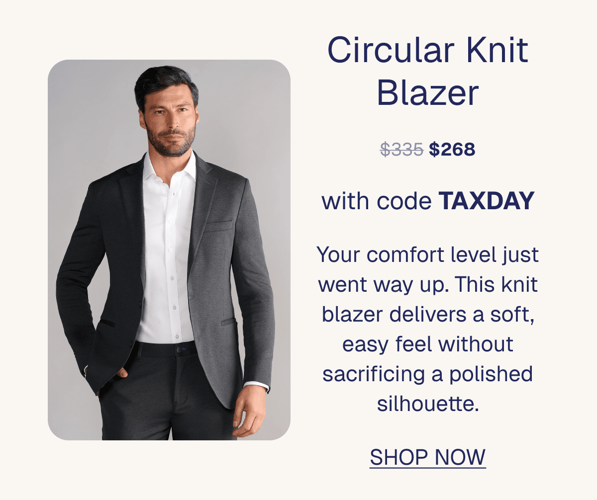 Circular Knit Blazer
