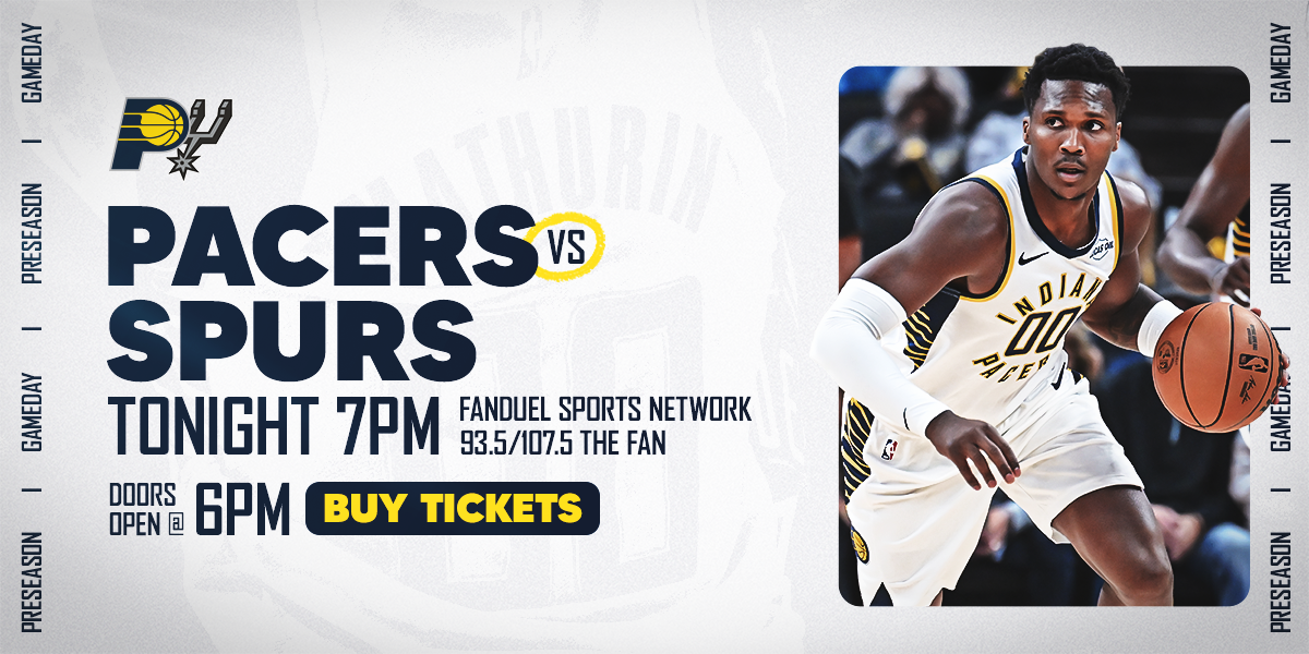 Get Pacers vs. Spurs Tickets