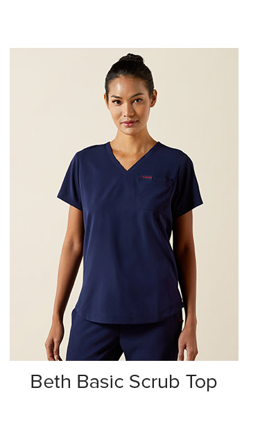 Shop the Beth Basic Scrub Top