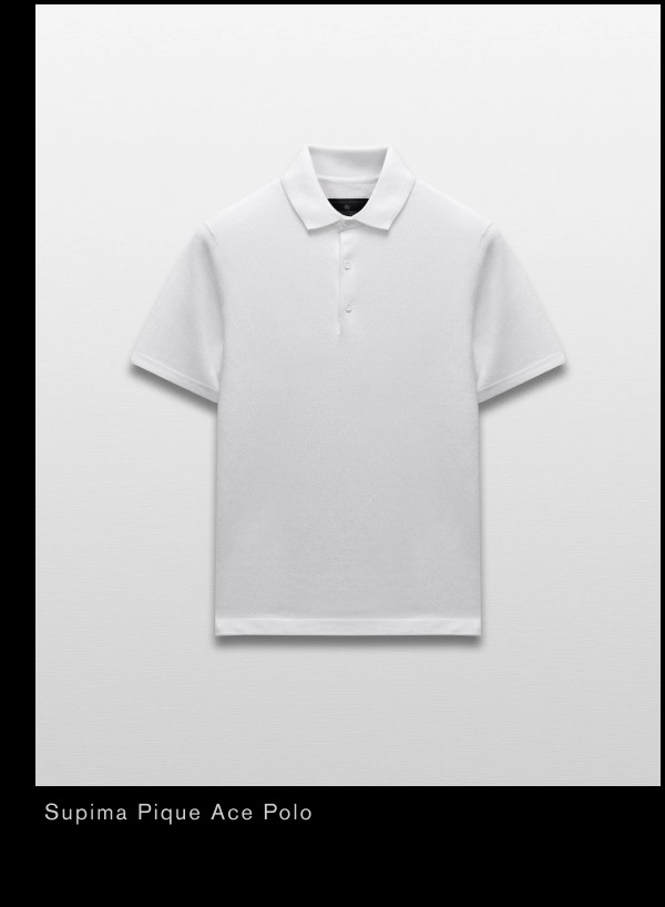 Supima Pique Ace Polo