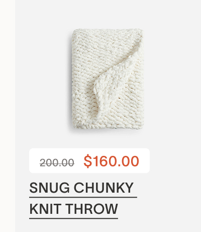 Snug Chunky Knit Throw