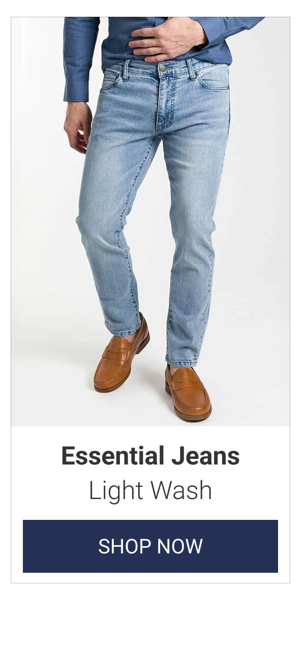 Light Wash Essential Jeans
