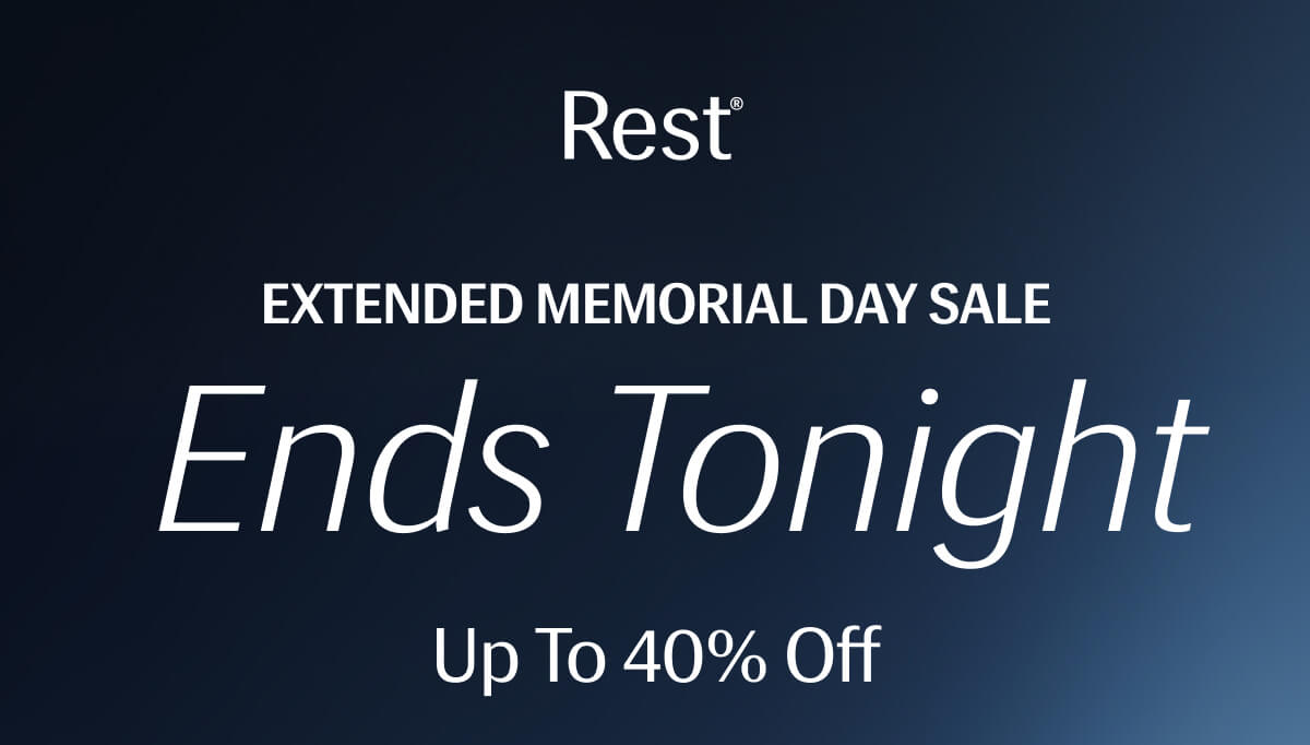 Extended Memorial Day Sale Ends Tonight - Up To 40% Off
