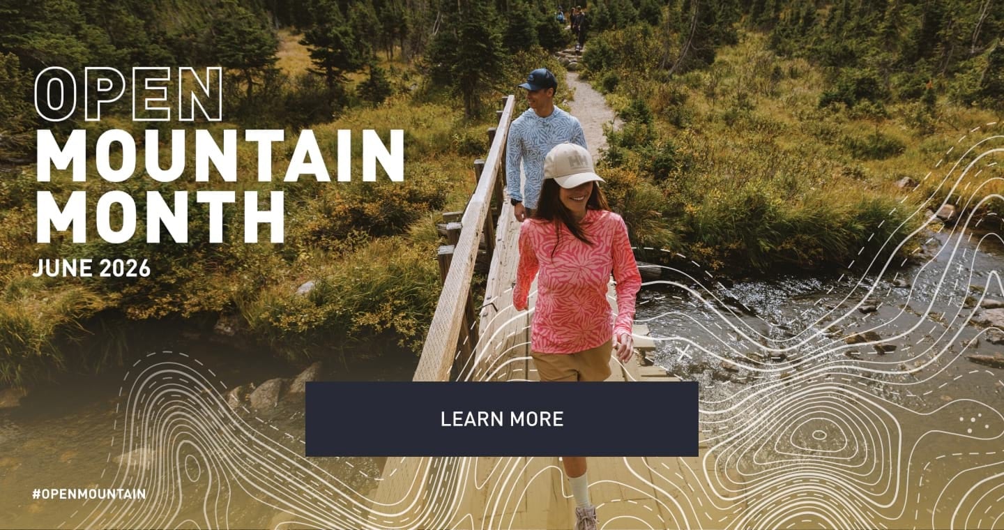 Open Mountain Month - June 2026 - Learn More