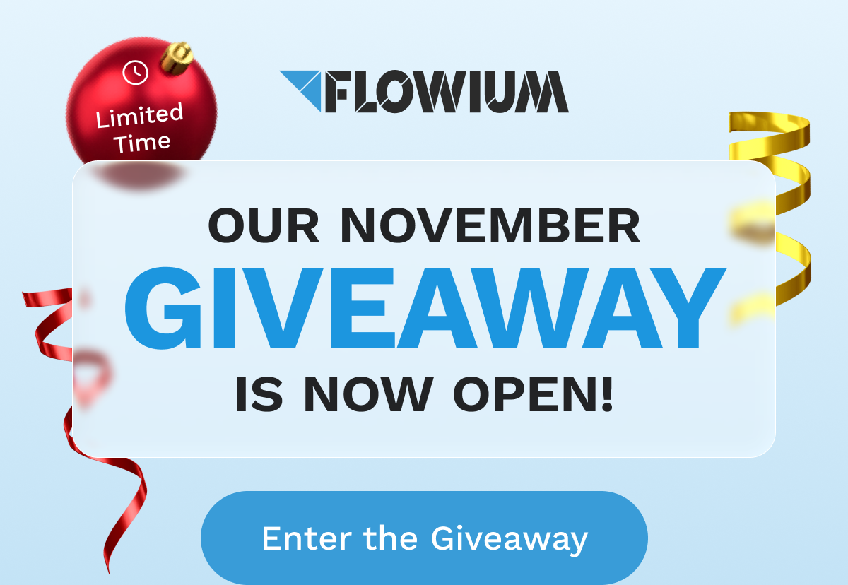 OUR NOVEMBER GIVEAWAY IS NOW OPEN!