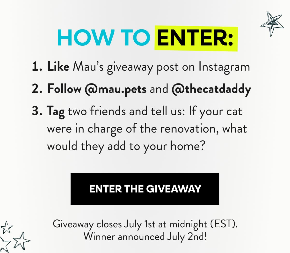 Enter the giveaway