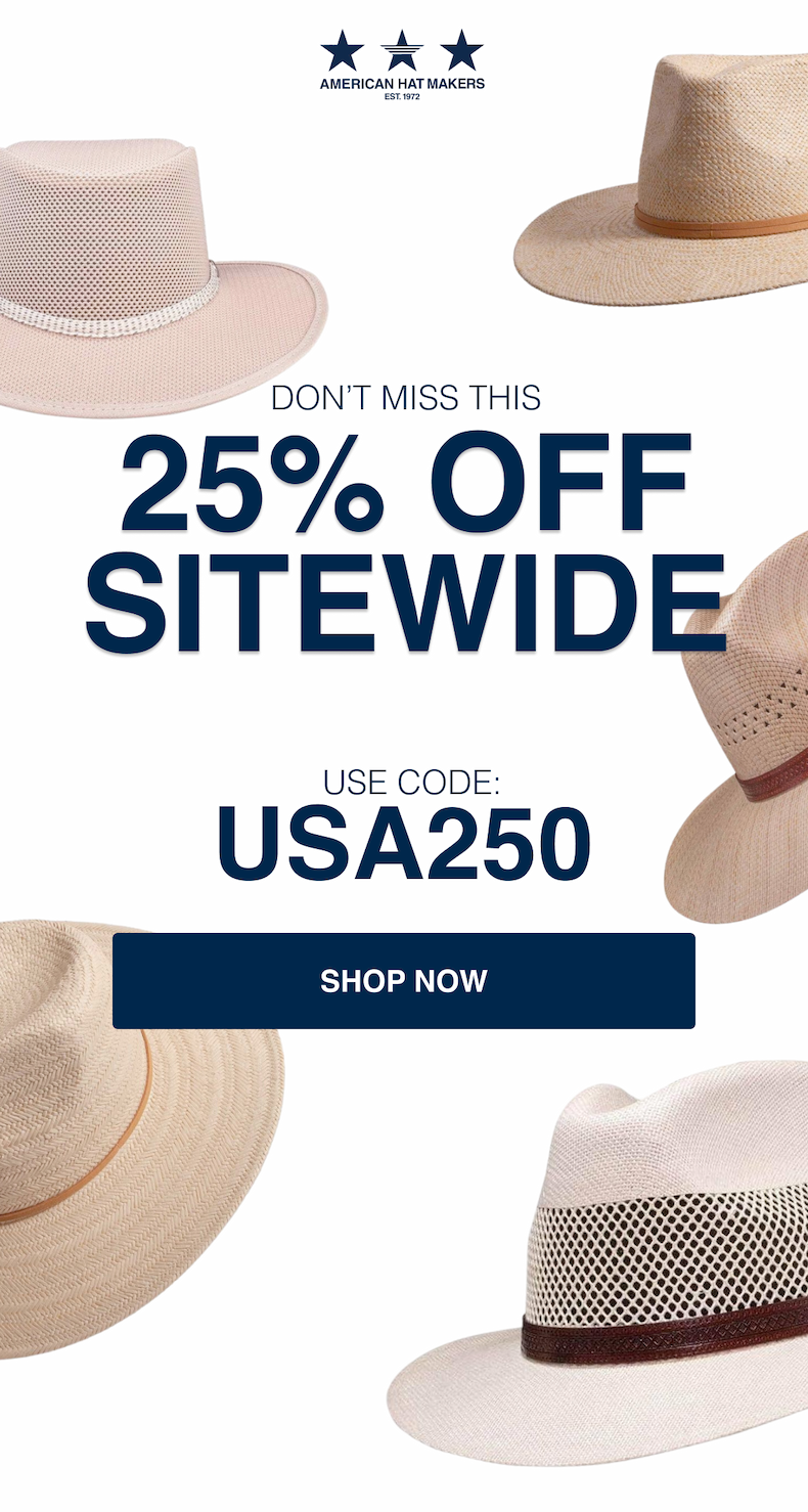 25% OFF SITEWIDE