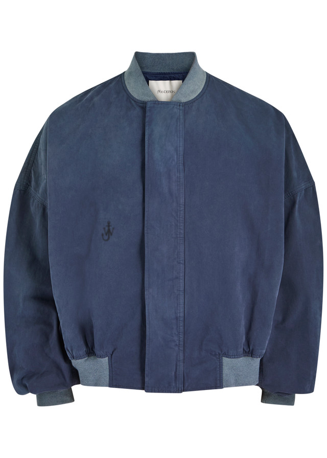 JW ANDERSON Brushed cotton bomber jacket