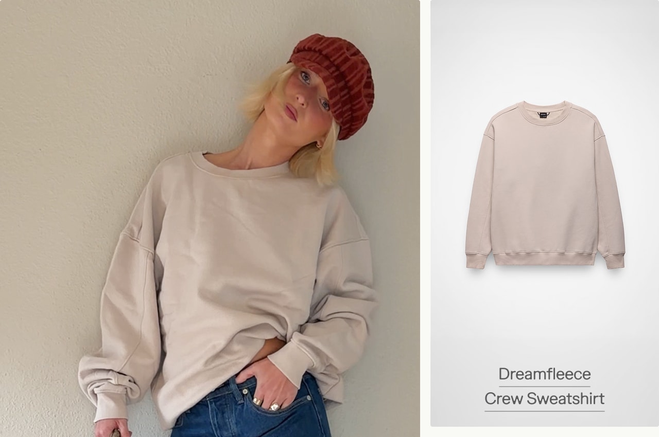 dreamfleece crew sweatshirt