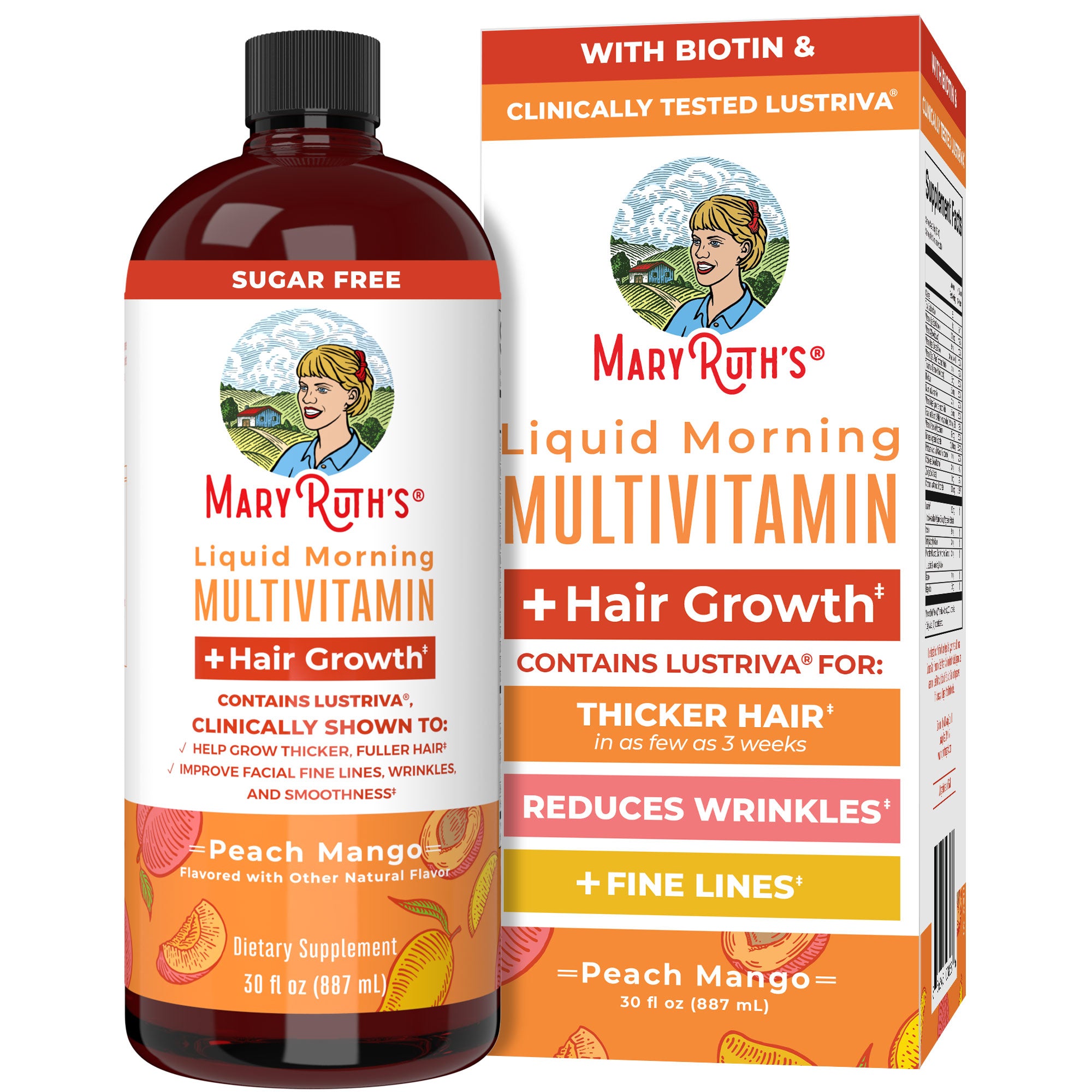 Image of Liquid Morning Multivitamin + Hair Growth