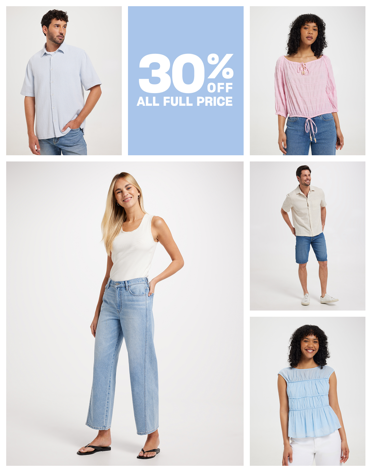 30% OFF ALL FULL PRICE