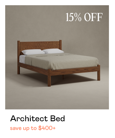 Keeps Architect Bed Acorn Brown for Presidents Day Discount 15% Off