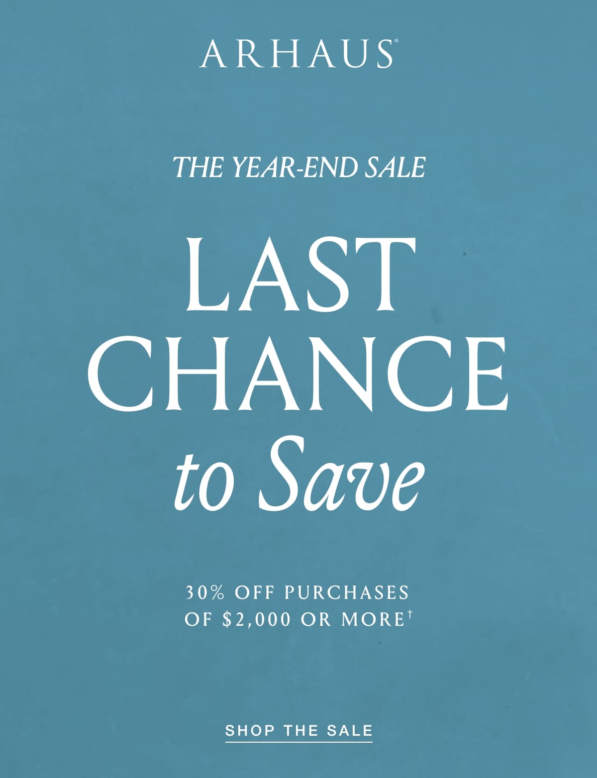 The Year End Sale Ends Today