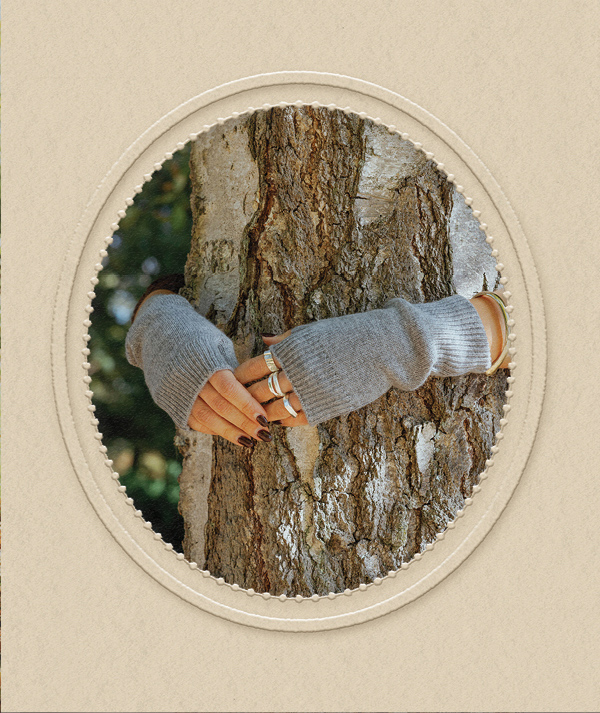 Joyce Cashmere Blend Fingerless Gloves