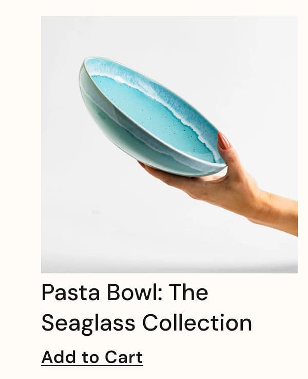 Pasta Bowl: The Seaglass Collection Add to Cart