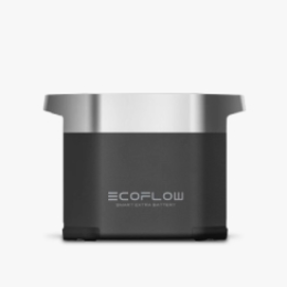 An EcoFlow DELTA 2 Smart Extra Battery against a light gray tile.