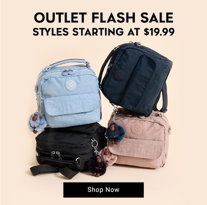 Outlet Flash Sale. Styles starting at $19.99